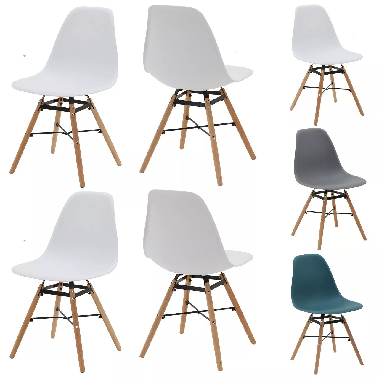 Dining Chairs Designer Office Kitchen Set of 2/4 F